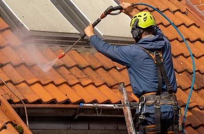 Démoussage et hydrofuge de toiture à Caugé